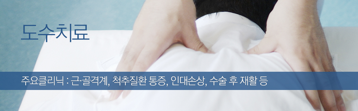 도수치료, 주요클리닉:근.골격계,척추질환 통증,인대손상, 수술후 재활 등